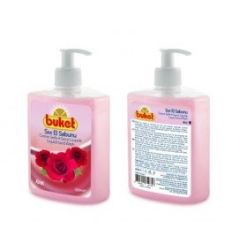 BUKET Savon creme au parfum de rose 12x500ml