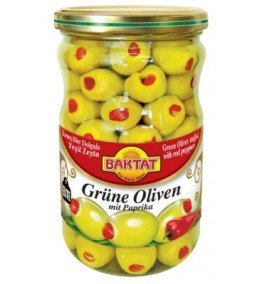 Elite Olives Vertes aux Poivron 12x660ml