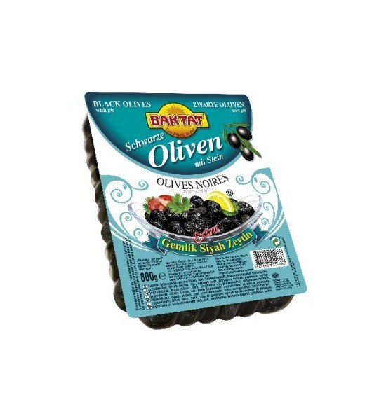 Gemlik Olives Noires extra a. noyau 12x800g