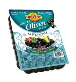 Gemlik Olives Noires extra a. noyau 24x400g