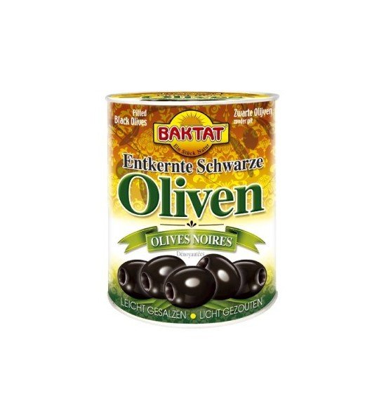 Olives Noires dénoyautées peu salée 12x350g