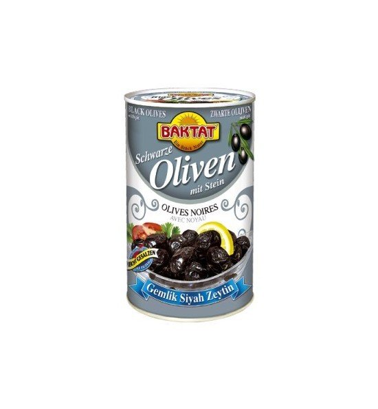 Olives noires peu salées 6x1275ml-800g
