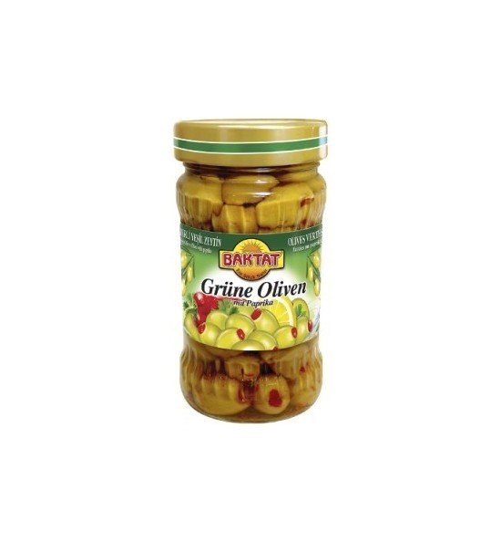 Olives vertes fourrées poivron 12x330ml