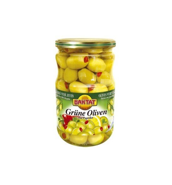 Olives vertes fourrées poivron 12x720ml