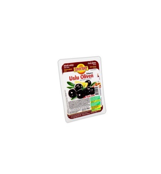 Uslu Olives Noires avec noyau 24x400g