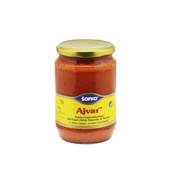 Sofko Ajvar doux 12x720ml