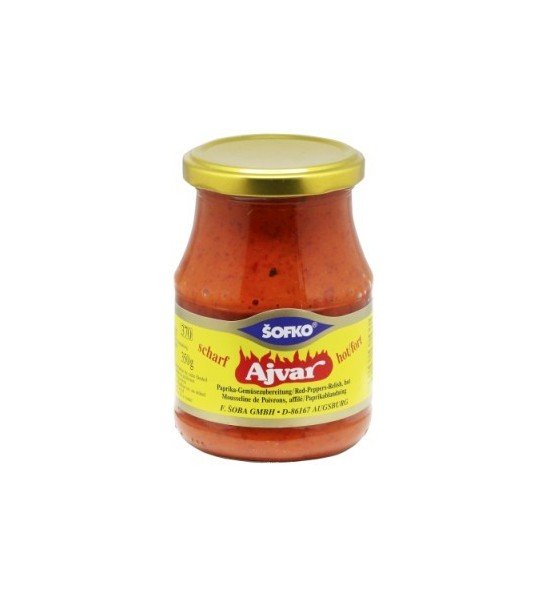 Sofko Ajvar piquant 12x370ml