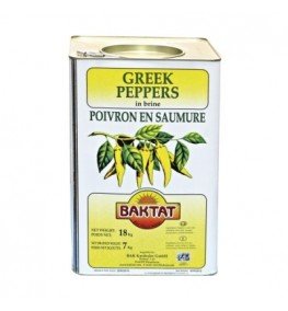Piments grecs en saumure no.1 18kg boîte