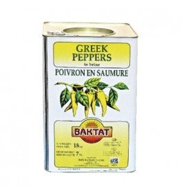 Piments grecs en saumure no.2 18kg boîte