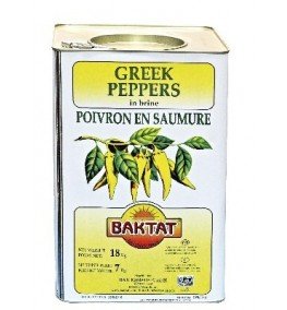 Piments grecs en saumure no.3 18kg bido